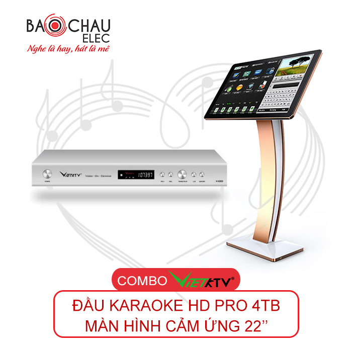 Combo VietKTV HD PRO 4TB + Màn hình 22 Combo VietKTV HD PRO 4TB + Màn hình 22